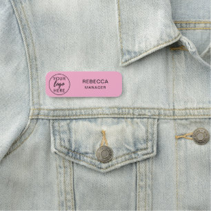 Personalised Company Branding & Role Modern Name Tag