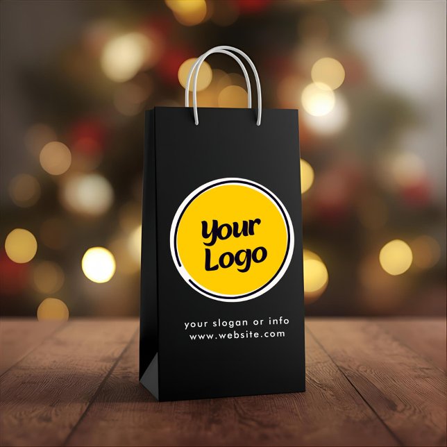 Personalised Company Logo  | Custom Business Gift  Small Gift Bag (Creator Uploaded)