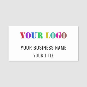 Personalised Company Logo Your Business Name Tag