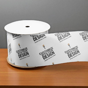 Personalised Company Small Business Custom Satin Ribbon