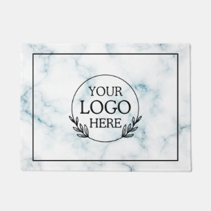 Personalised Company Welcome Mat with Logo Here