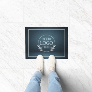 Personalised Company Welcome Mat with Logo Here