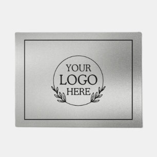 Personalised Company Welcome Mat with Logo Here
