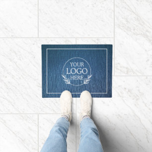 Personalised Company Welcome Mat with Logo Here