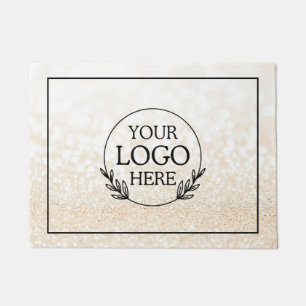 Personalised Company Welcome Mat with Logo Here