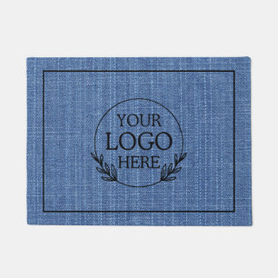 Personalised Company Welcome Mat with Logo Here