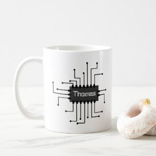 Personalised Computer IC Chip Image Coffee Mug