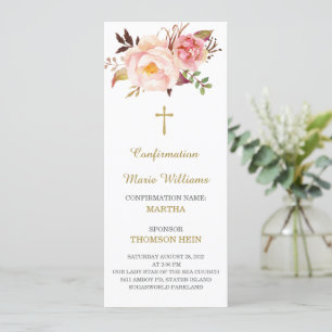 Personalised  Confirmation  Prayer  Card