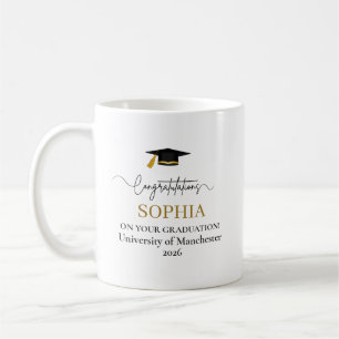 Personalised Congrats Graduation 2026 Coffee Mug