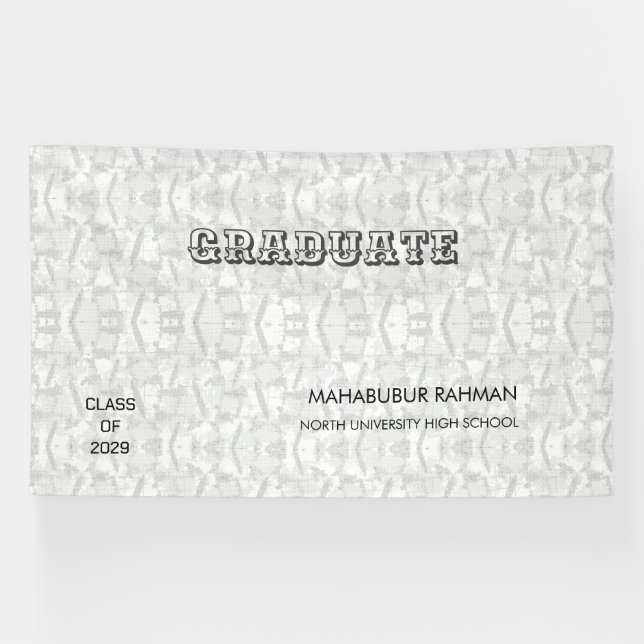  Personalised Congrats Sign (Horizontal)