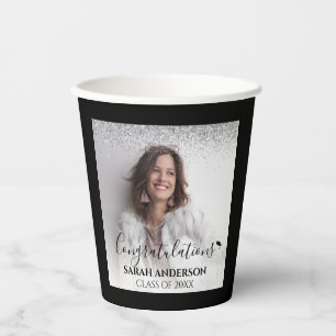 Personalised Congratulations Photo Paper Cups