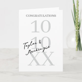 Personalised Congratulations Wedding or Engagement Card