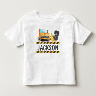 Personalised Construction Kids Shirt