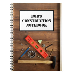 Personalised Construction Notebook