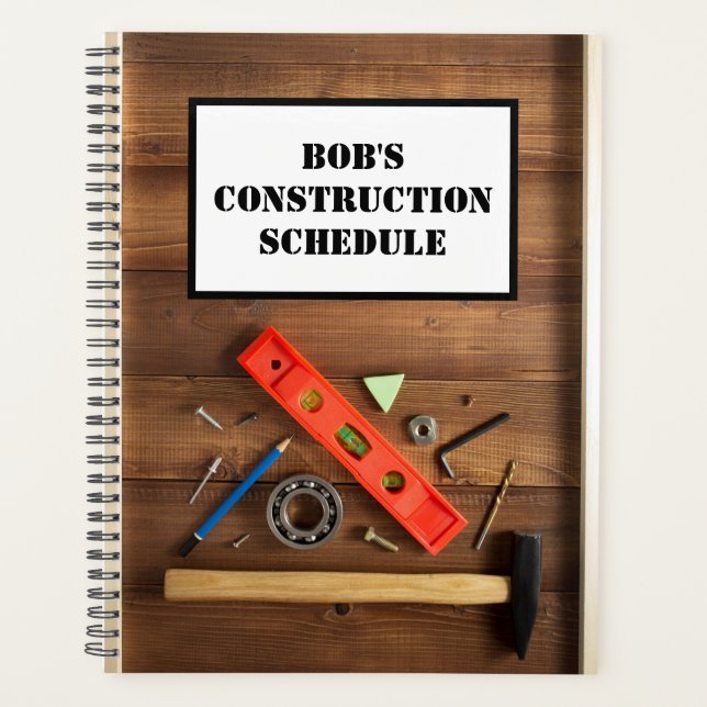 Personalised Construction Planner (Front)