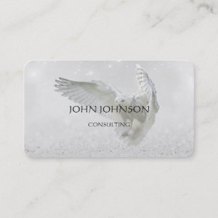 Personalised Consulting Owl Business Cart Business Card