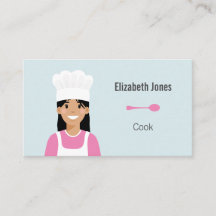 Personalised Cook Avatar Business Card