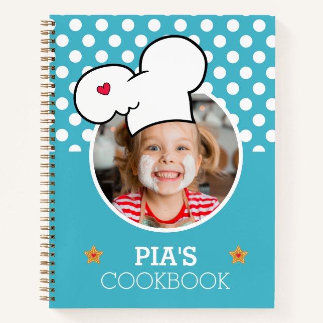 Personalised Cookbook (Your Photo) Recipe Notebook (Front)