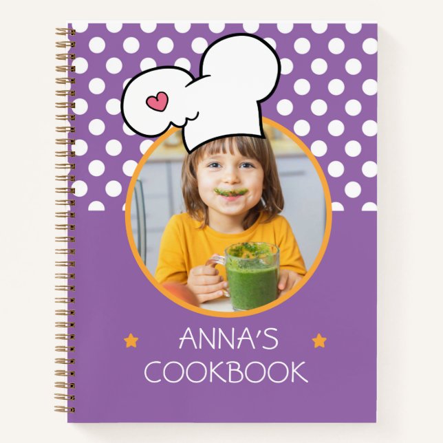Personalised Cookbook (Your Photo) Recipe Notebook (Front)