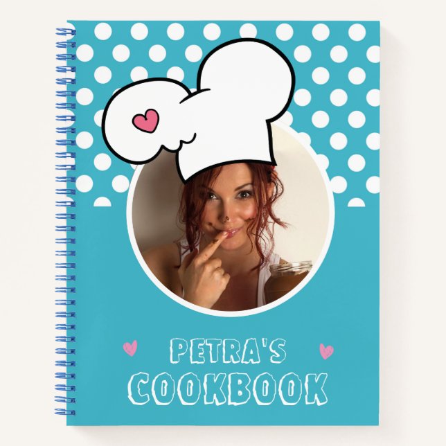 Personalised Cookbook (Your Photo) Recipe Notebook (Front)