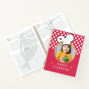 Personalised Cookbook (Your Photo) Recipe Notebook