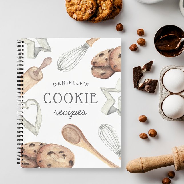 Personalised Cookie Baking Recipe Notebook (Creator Uploaded)