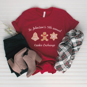 Personalised Cookie Exchange Christmas Party Shirt