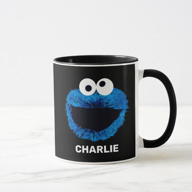 Personalised Cookie Monster | Watercolor Trend Mug (Right)