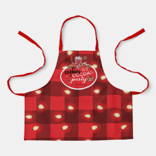 Personalised Cookies and Cocoa Christmas Party Apron