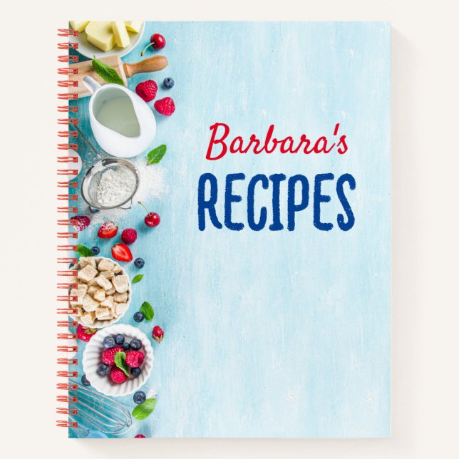 Personalised Cooking Notebook (Front)