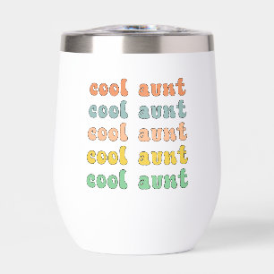Personalised Cool Aunt Modern Retro Auntie