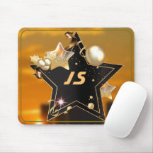 Personalised Cool Black Gold Metallic Stars Gamer