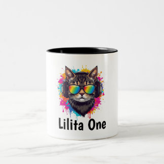 Personalised Cool Cat Mug with Sunglasses | Custom