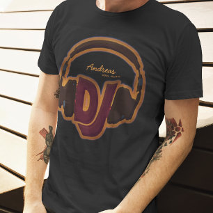 personalised cool DJ tee