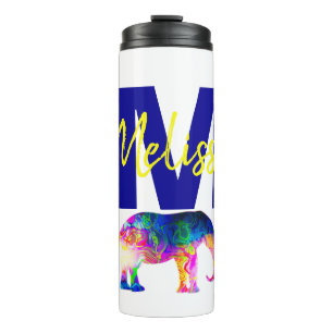 Personalised Cool elephant Thermal Tumbler