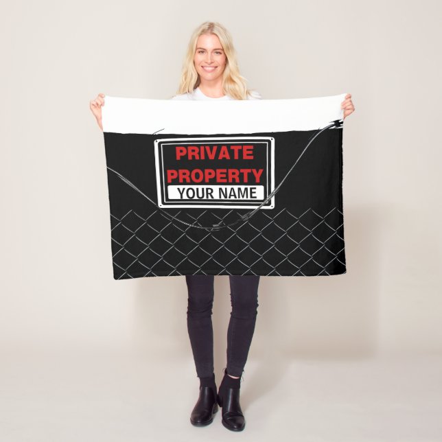 Personalised Cool Fun Unique *Great Gift* Fleece Blanket (In Situ)