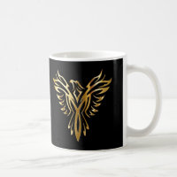 Personalised Cool Gold Phoenix