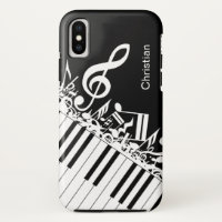 Personalised cool Musical Notes and Piano Keys