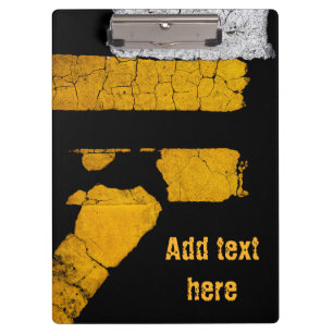 Personalised Cool Road Paint Clipboard