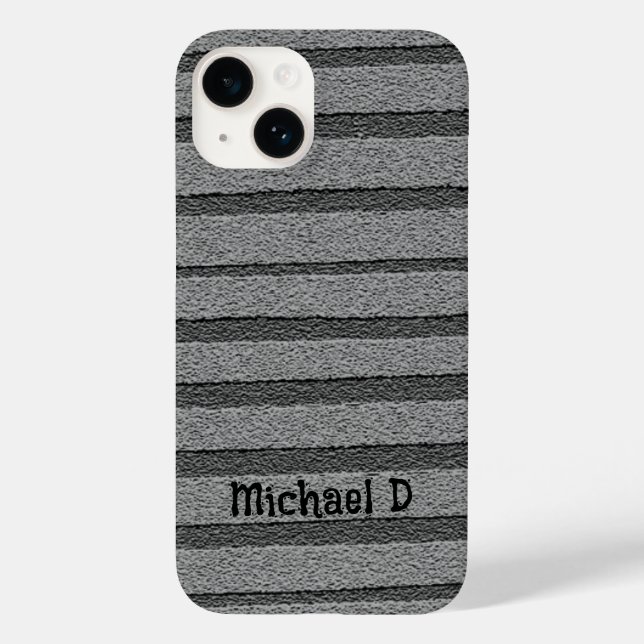 Personalised Cool Simple Stripe Pattern  Case-Mate iPhone Case (Back)