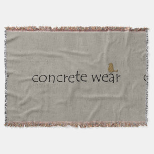 Personalised Cool Urban Concrete Wear  Blanket