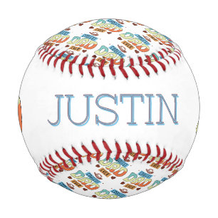 Personalised Coolest Dad Ever Baseball
