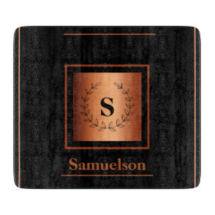 Personalised Copper-Embellished Cutting Board