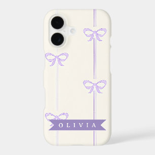 Personalised Coquette Bow Name Girly Aesthetic