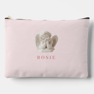Personalised Coquette Sleeping Angel Sculpture Accessory Pouch