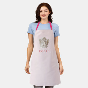 Personalised Coquette Sleeping Angel Sculpture Apron