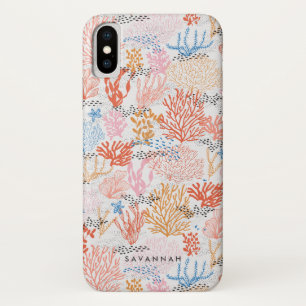 Personalised Coral Reef iPhone X Case
