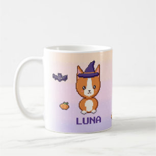 Personalised Corgi Halloween Mug