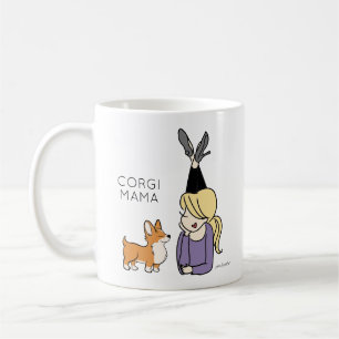 Personalised Corgi Mama Coffee Mug