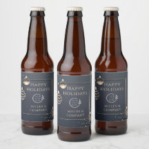 Personalised Corporate Christmas Logo Beer